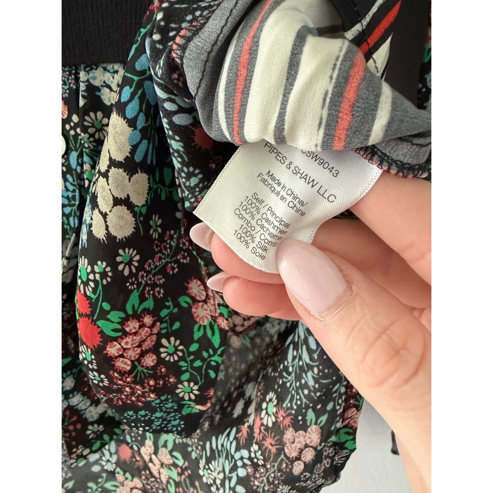 Veronica Beard Mellow Sweater Floral Pretty Little Liars Cashmere Silk - Picture 3 of 3